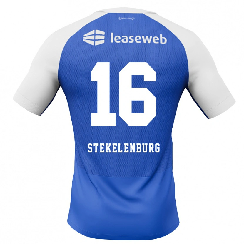 Danxen Kvinnor Sem Stekelenburg #16 Kornblå Röd Vit Bortatröja Matchtröjor 2026/27 Tröjor T-Tröja