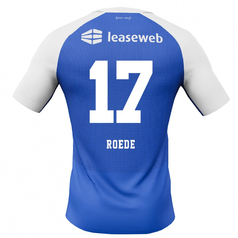 Danxen Kvinnor Melle Roede #17 Kornblå Röd Vit Bortatröja Matchtröjor 2026/27 Tröjor T-Tröja