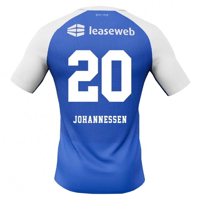 Danxen Kvinnor Tómas Johannessen #20 Kornblå Röd Vit Bortatröja Matchtröjor 2026/27 Tröjor T-Tröja