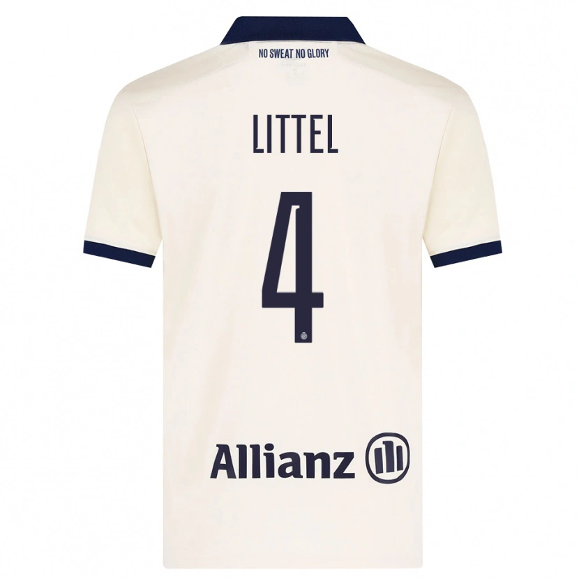 Danxen Kvinnor Amy Littel #4 Beige Svart Bortatröja Matchtröjor 2026/27 Tröjor T-Tröja