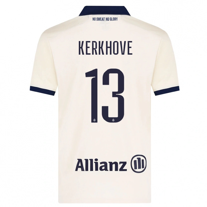 Danxen Kvinnor Angel Kerkhove #13 Beige Svart Bortatröja Matchtröjor 2026/27 Tröjor T-Tröja