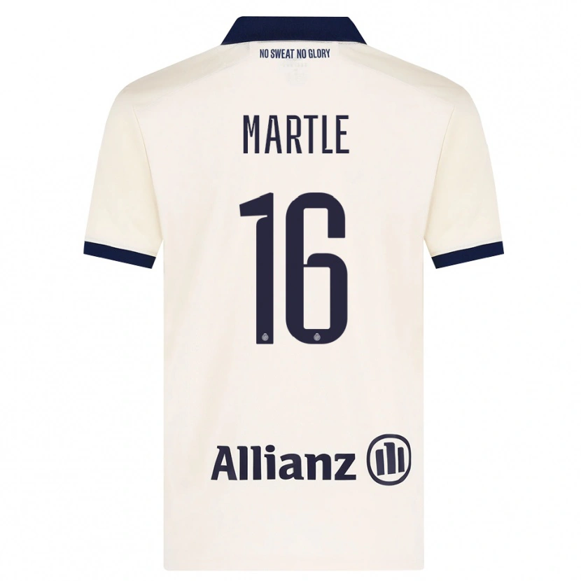 Danxen Kvinnor Margaux Martlé #16 Beige Svart Bortatröja Matchtröjor 2026/27 Tröjor T-Tröja