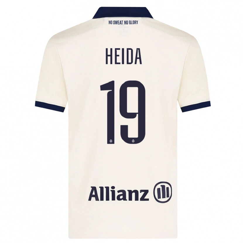 Danxen Kvinnor Jade Heida #19 Beige Svart Bortatröja Matchtröjor 2026/27 Tröjor T-Tröja
