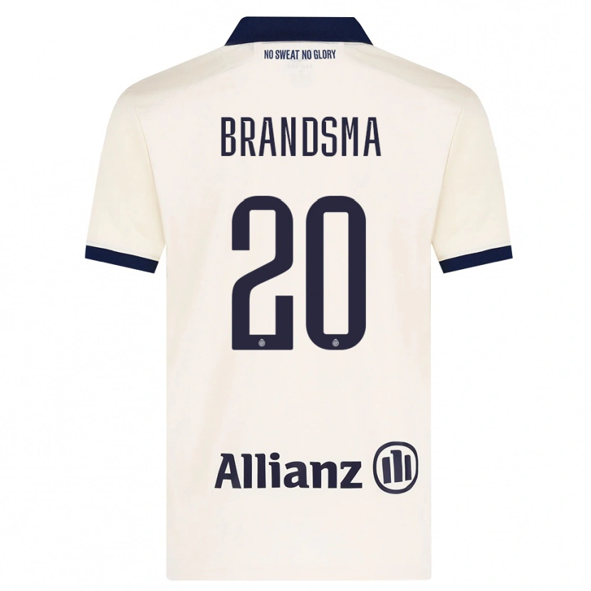 Danxen Kvinnor Ilke Brandsma #20 Beige Svart Bortatröja Matchtröjor 2026/27 Tröjor T-Tröja
