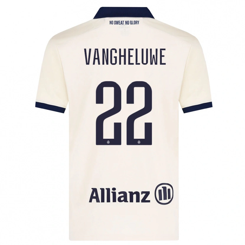Danxen Kvinnor Jody Vangheluwe #22 Beige Svart Bortatröja Matchtröjor 2026/27 Tröjor T-Tröja