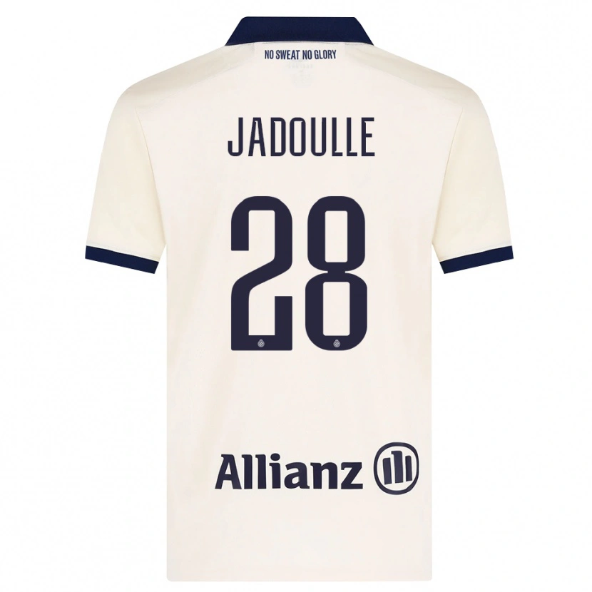 Danxen Kvinnor Romane Jadoulle #28 Beige Svart Bortatröja Matchtröjor 2026/27 Tröjor T-Tröja