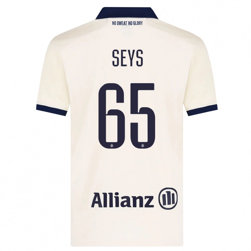 Danxen Kvinnor Joaquin Seys #65 Beige Svart Bortatröja Matchtröjor 2026/27 Tröjor T-Tröja