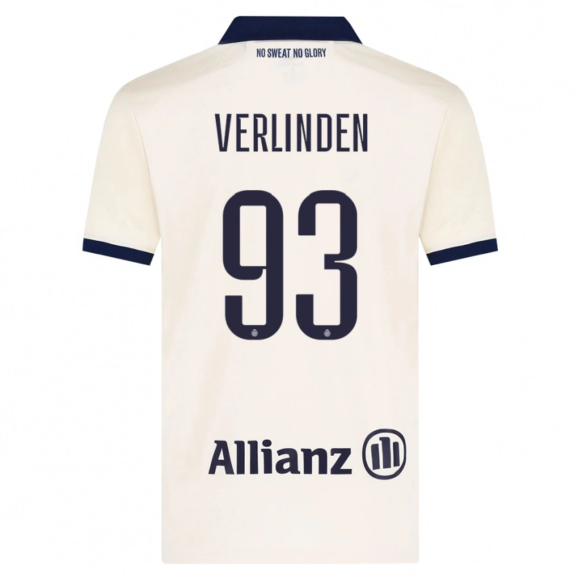 Danxen Kvinnor Wout Verlinden #93 Beige Svart Bortatröja Matchtröjor 2026/27 Tröjor T-Tröja