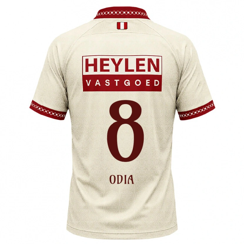 Danxen Kvinnor Dre Odia #8 Beige Röd Bortatröja Matchtröjor 2026/27 Tröjor T-Tröja