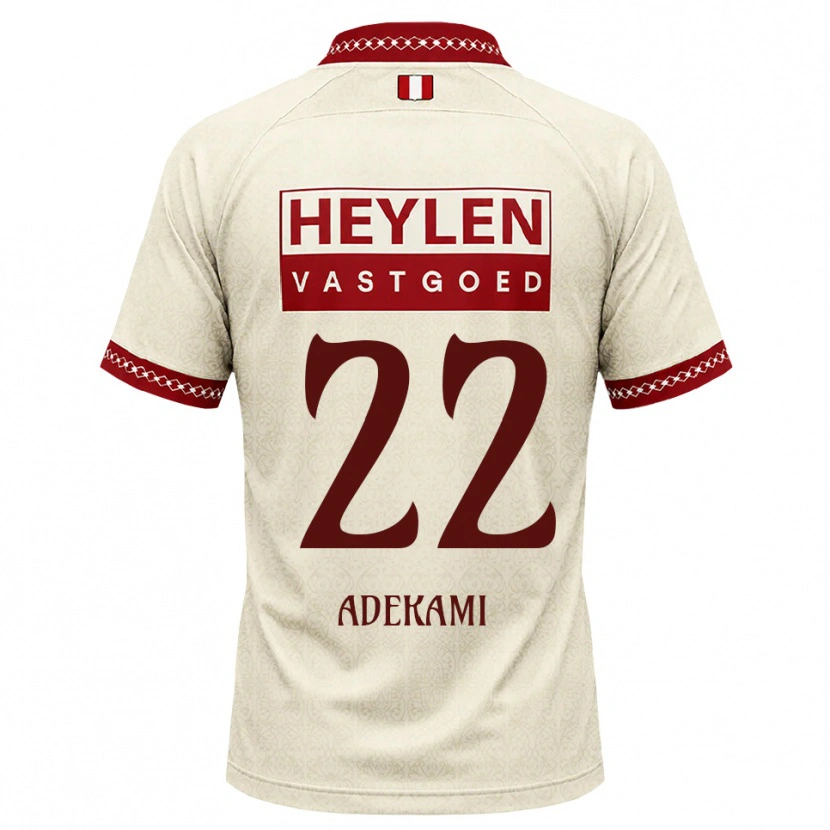 Danxen Kvinnor Farouck Adekami #22 Beige Röd Bortatröja Matchtröjor 2026/27 Tröjor T-Tröja