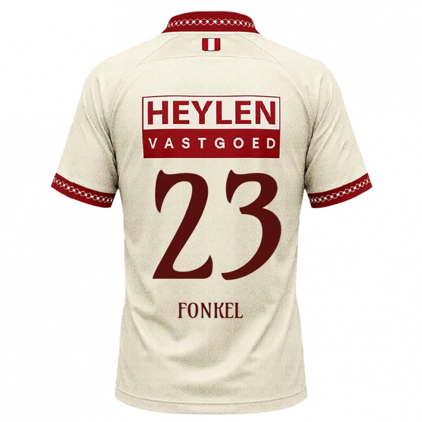 Danxen Kvinnor Djuswhen Fonkel #23 Beige Röd Bortatröja Matchtröjor 2026/27 Tröjor T-Tröja