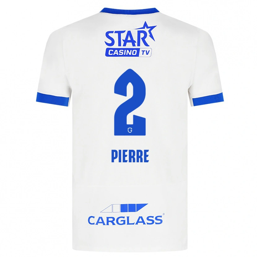 Danxen Kvinnor Kayden Pierre #2 Vit Blå Bortatröja Matchtröjor 2026/27 Tröjor T-Tröja