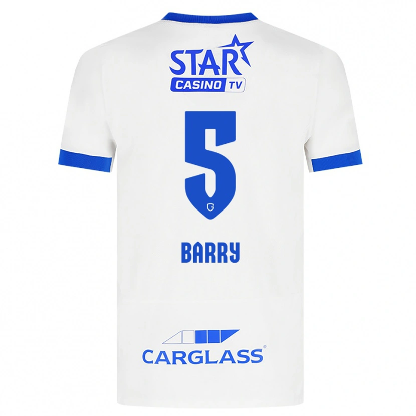 Danxen Kvinnor Alpha Barry #5 Vit Blå Bortatröja Matchtröjor 2026/27 Tröjor T-Tröja