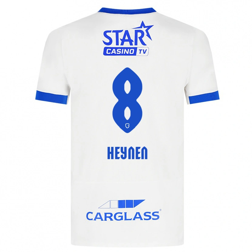 Danxen Kvinnor Bryan Heynen #8 Vit Blå Bortatröja Matchtröjor 2026/27 Tröjor T-Tröja