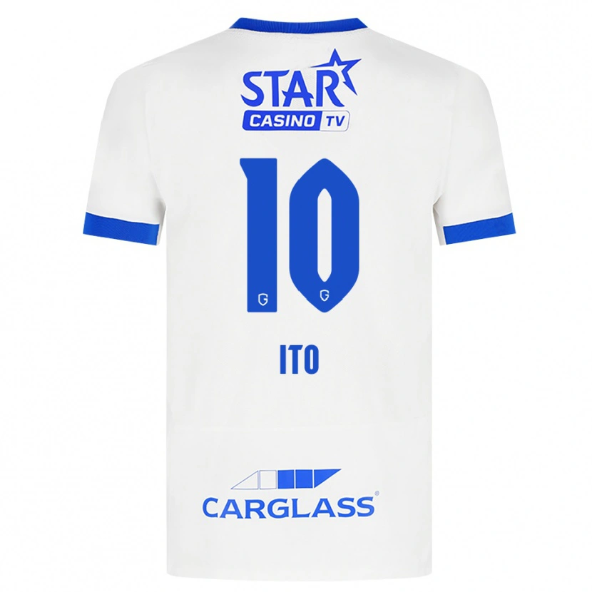 Danxen Kvinnor Junya Ito #10 Vit Blå Bortatröja Matchtröjor 2026/27 Tröjor T-Tröja
