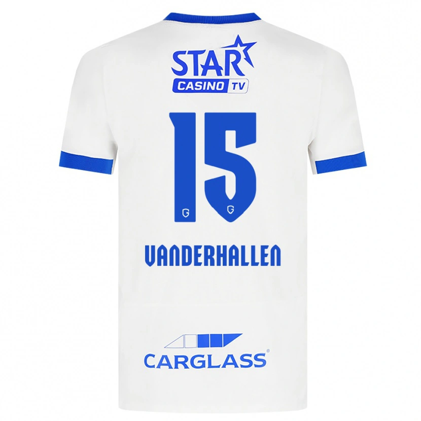 Danxen Kvinnor Yari Vanderhallen #15 Vit Blå Bortatröja Matchtröjor 2026/27 Tröjor T-Tröja