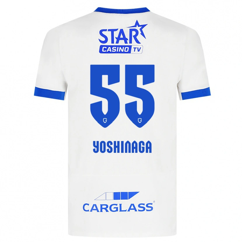 Danxen Kvinnor Yumeki Yoshinaga #55 Vit Blå Bortatröja Matchtröjor 2026/27 Tröjor T-Tröja