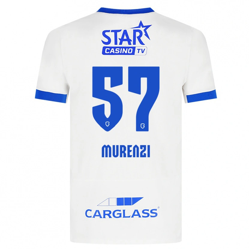 Danxen Kvinnor Aaron Murenzi #57 Vit Blå Bortatröja Matchtröjor 2026/27 Tröjor T-Tröja