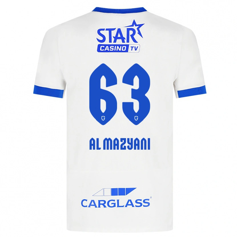 Danxen Kvinnor Faissal Al Mazyani #63 Vit Blå Bortatröja Matchtröjor 2026/27 Tröjor T-Tröja