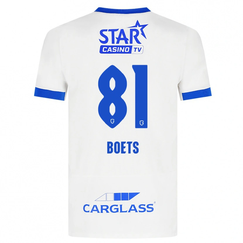Danxen Kvinnor Keo Boets #81 Vit Blå Bortatröja Matchtröjor 2026/27 Tröjor T-Tröja