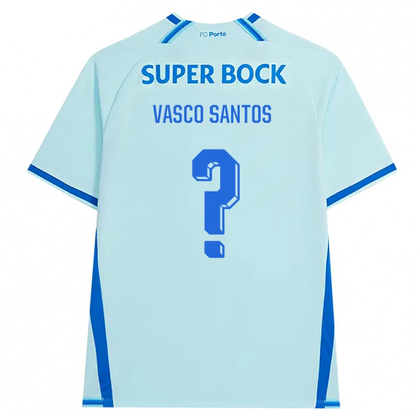 Danxen Kvinnor Vasco Santos #0 Ljus Cyan Blå Tredjesatsen Matchtröjor 2026/27 Tröjor T-Tröja