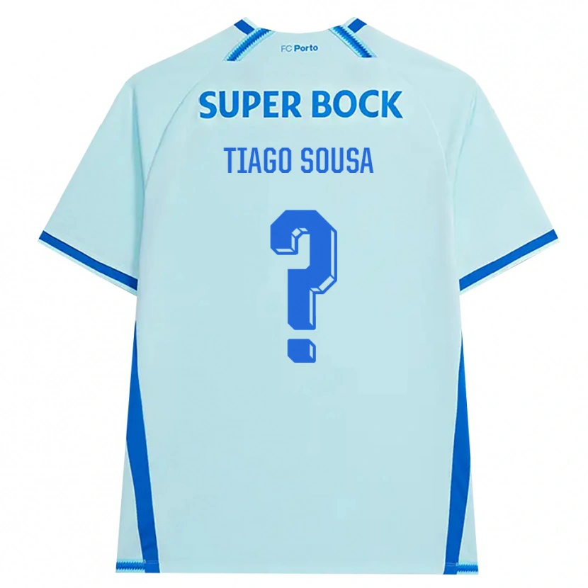 Danxen Kvinnor Tiago Sousa #0 Ljus Cyan Blå Tredjesatsen Matchtröjor 2026/27 Tröjor T-Tröja