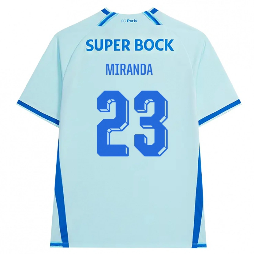 Danxen Kvinnor João Miranda #23 Ljus Cyan Blå Tredjesatsen Matchtröjor 2026/27 Tröjor T-Tröja