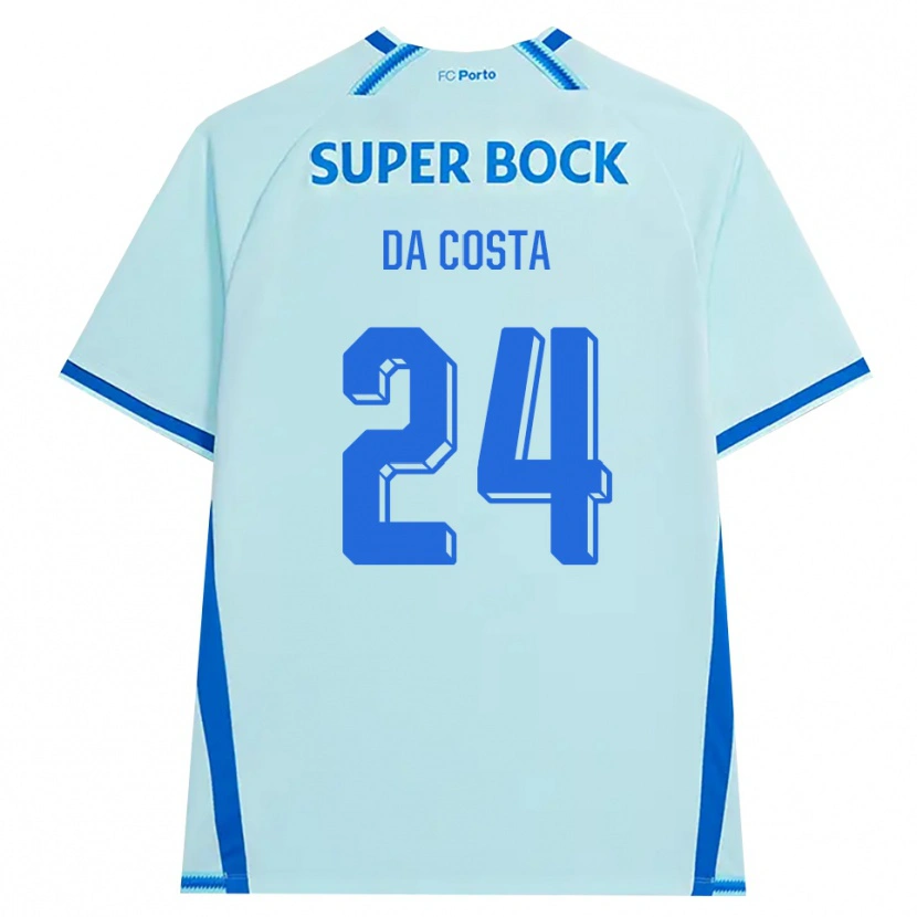Danxen Kvinnor Seif Da Costa #24 Ljus Cyan Blå Tredjesatsen Matchtröjor 2026/27 Tröjor T-Tröja