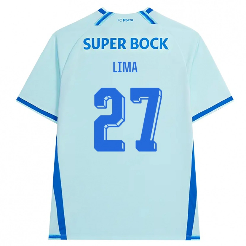 Danxen Kvinnor Cláudia Lima #27 Ljus Cyan Blå Tredjesatsen Matchtröjor 2026/27 Tröjor T-Tröja