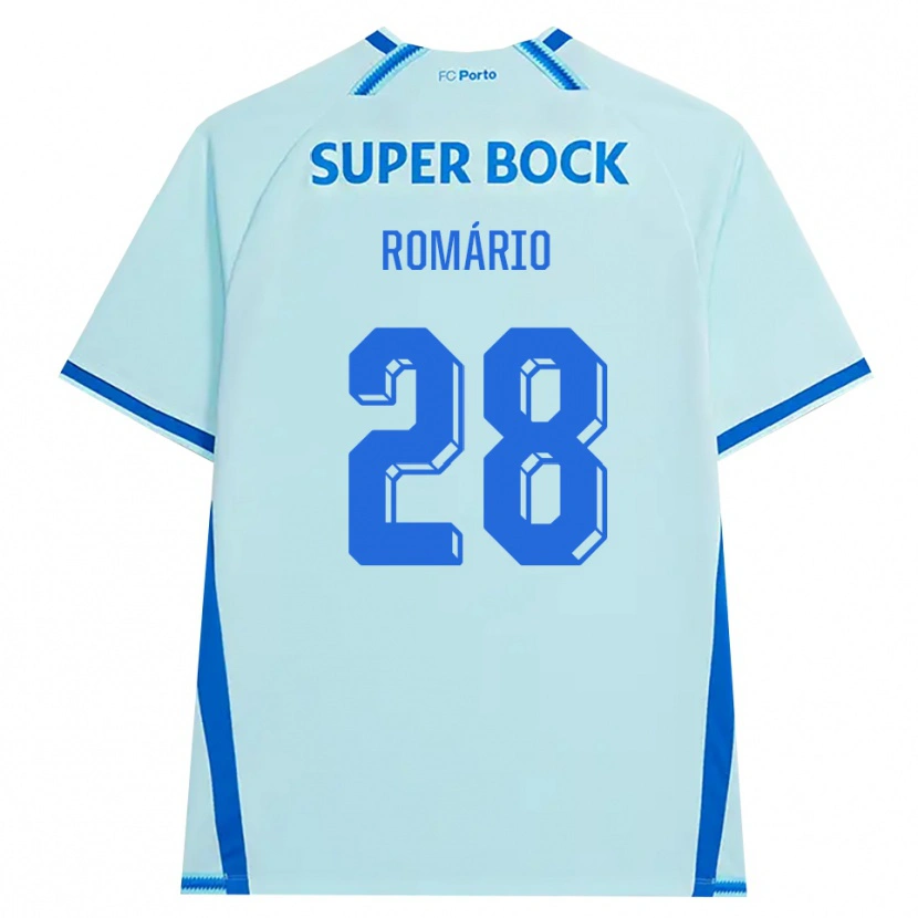 Danxen Kvinnor Romario Baro #28 Ljus Cyan Blå Tredjesatsen Matchtröjor 2026/27 Tröjor T-Tröja