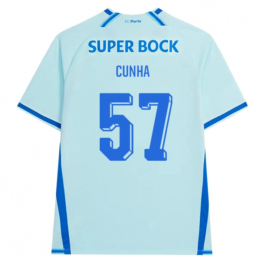 Danxen Kvinnor Duarte Cunha #57 Ljus Cyan Blå Tredjesatsen Matchtröjor 2026/27 Tröjor T-Tröja