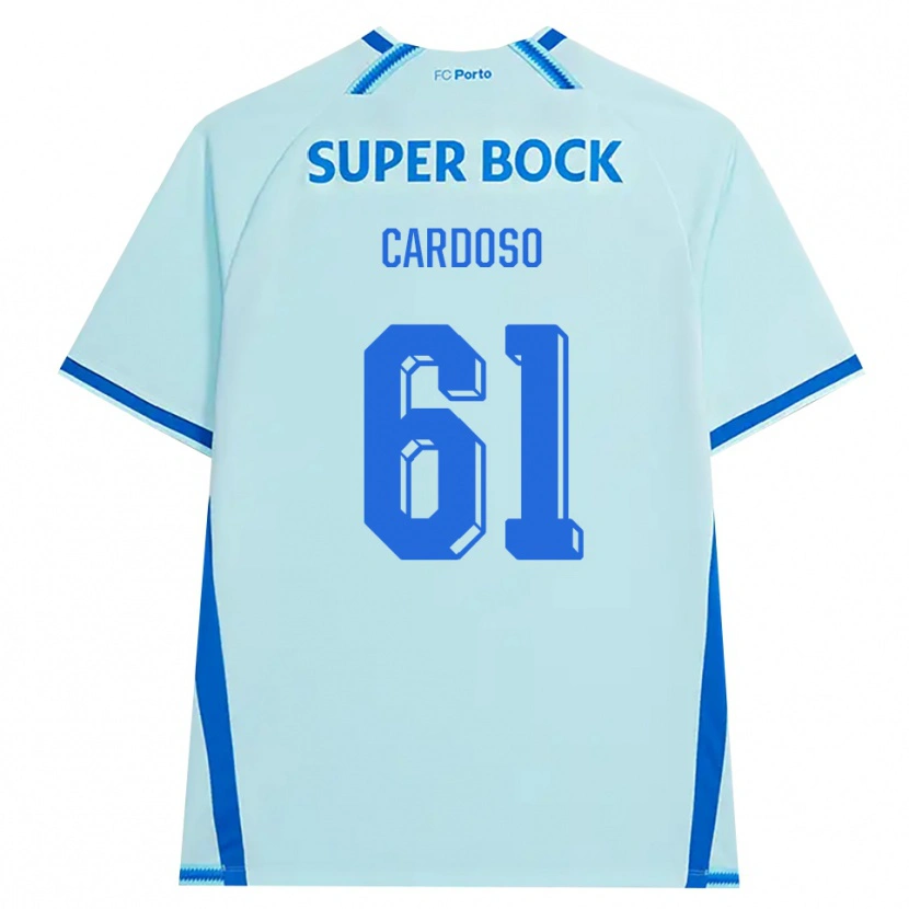 Danxen Kvinnor Ivan Cardoso #61 Ljus Cyan Blå Tredjesatsen Matchtröjor 2026/27 Tröjor T-Tröja