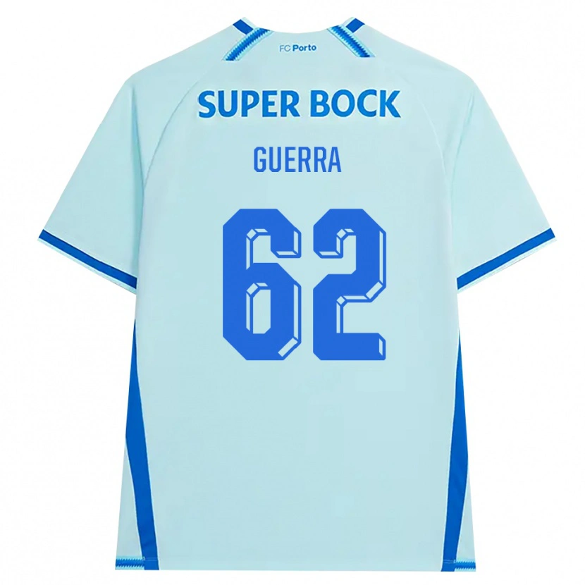 Danxen Kvinnor Gustavo Guerra #62 Ljus Cyan Blå Tredjesatsen Matchtröjor 2026/27 Tröjor T-Tröja