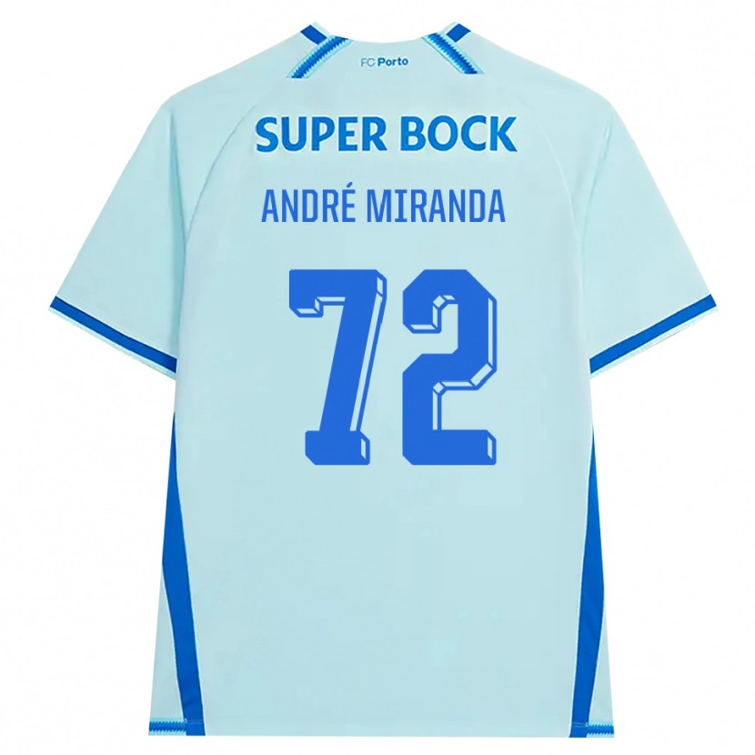 Danxen Kvinnor André Miranda #72 Ljus Cyan Blå Tredjesatsen Matchtröjor 2026/27 Tröjor T-Tröja