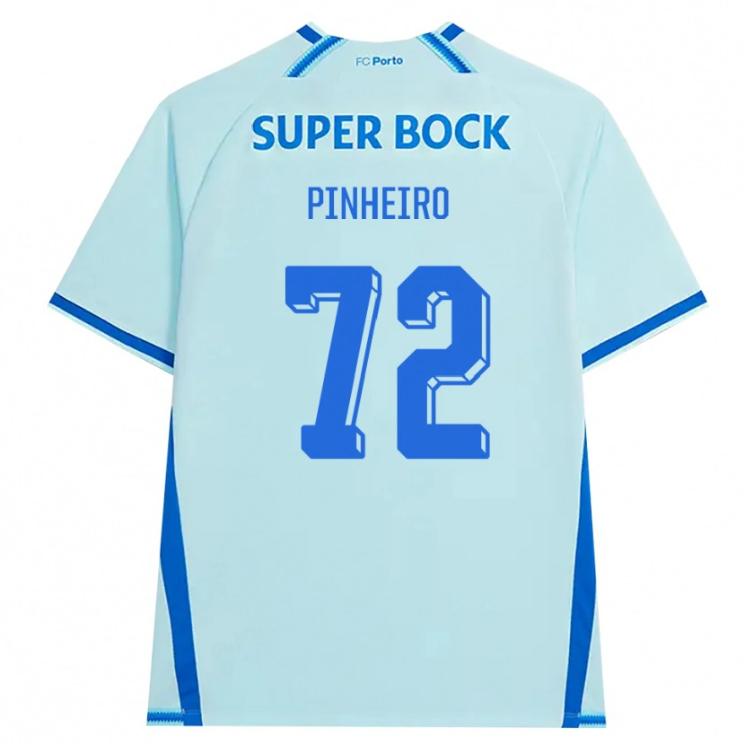 Danxen Kvinnor Rodrigo Pinheiro #72 Ljus Cyan Blå Tredjesatsen Matchtröjor 2026/27 Tröjor T-Tröja