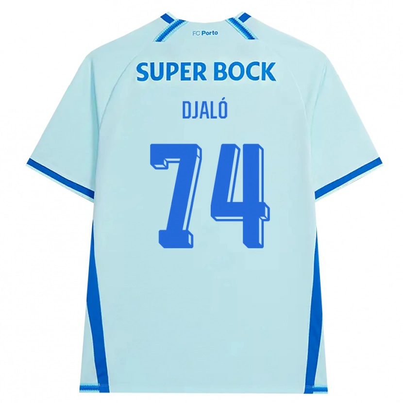 Danxen Kvinnor Ussumane Djaló #74 Ljus Cyan Blå Tredjesatsen Matchtröjor 2026/27 Tröjor T-Tröja