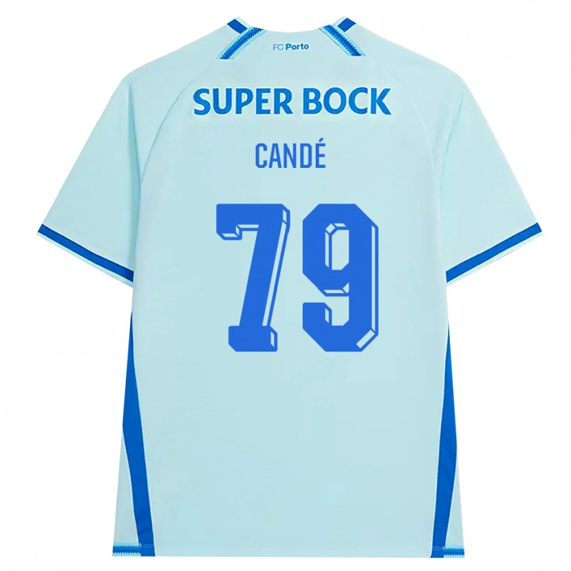 Danxen Kvinnor Umaro Candé #79 Ljus Cyan Blå Tredjesatsen Matchtröjor 2026/27 Tröjor T-Tröja