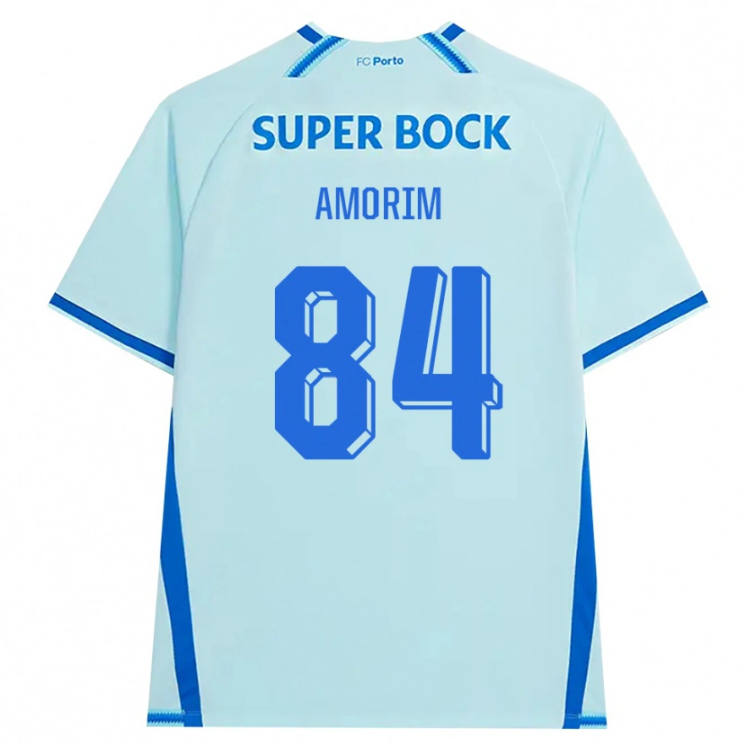 Danxen Kvinnor Beatriz Amorim #84 Ljus Cyan Blå Tredjesatsen Matchtröjor 2026/27 Tröjor T-Tröja