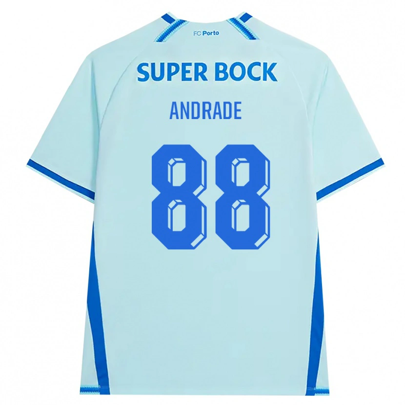 Danxen Kvinnor Domingos Andrade #88 Ljus Cyan Blå Tredjesatsen Matchtröjor 2026/27 Tröjor T-Tröja