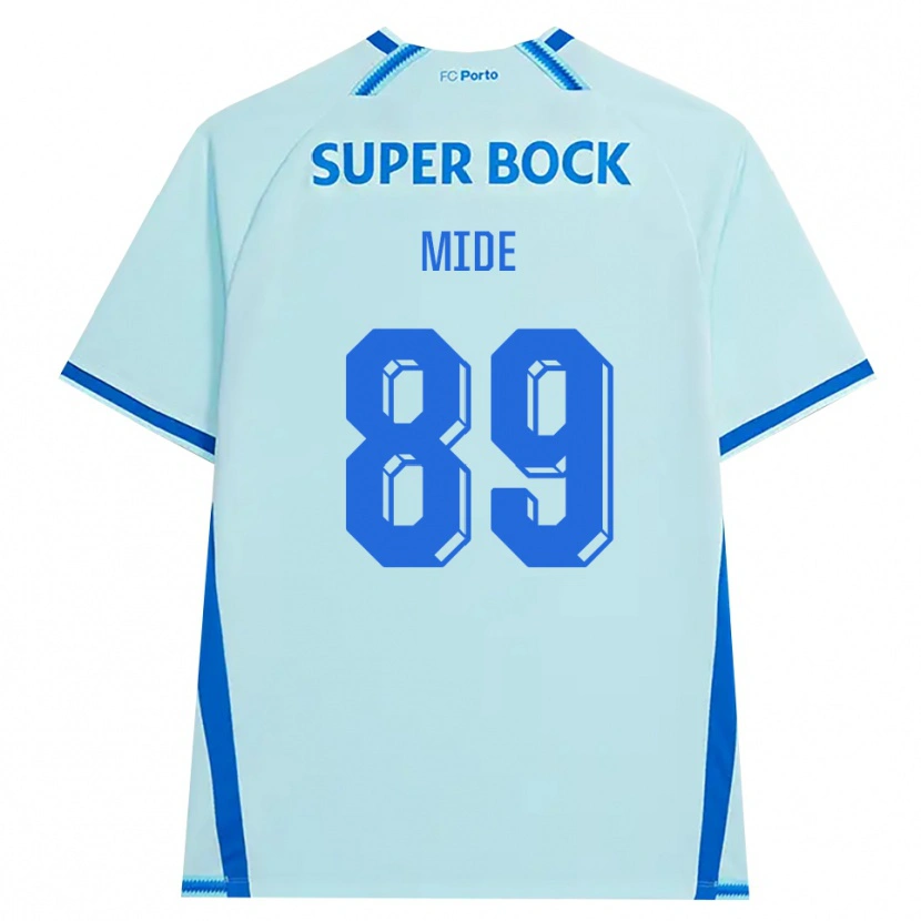 Danxen Kvinnor Mateus Mide #89 Ljus Cyan Blå Tredjesatsen Matchtröjor 2026/27 Tröjor T-Tröja