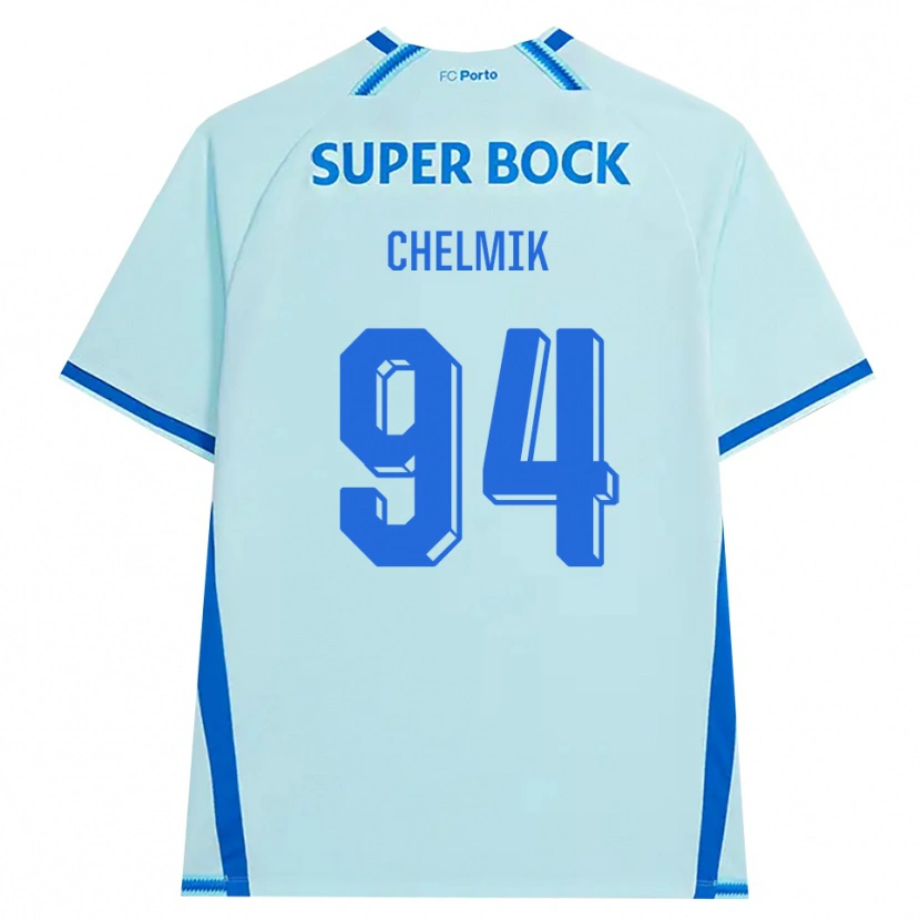 Danxen Kvinnor Martim Chelmik Santos Antunes #94 Ljus Cyan Blå Tredjesatsen Matchtröjor 2026/27 Tröjor T-Tröja