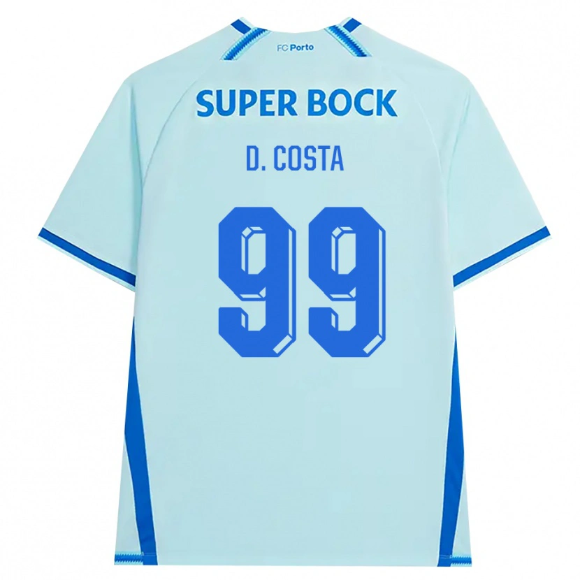 Danxen Kvinnor Diogo Costa #99 Ljus Cyan Blå Tredjesatsen Matchtröjor 2026/27 Tröjor T-Tröja