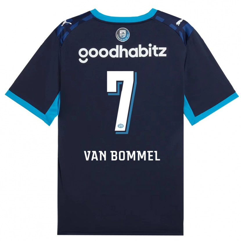 Danxen Kvinnor Ruben Van Bommel #7 Kornblå Kungligblå Tredjesatsen Matchtröjor 2026/27 Tröjor T-Tröja