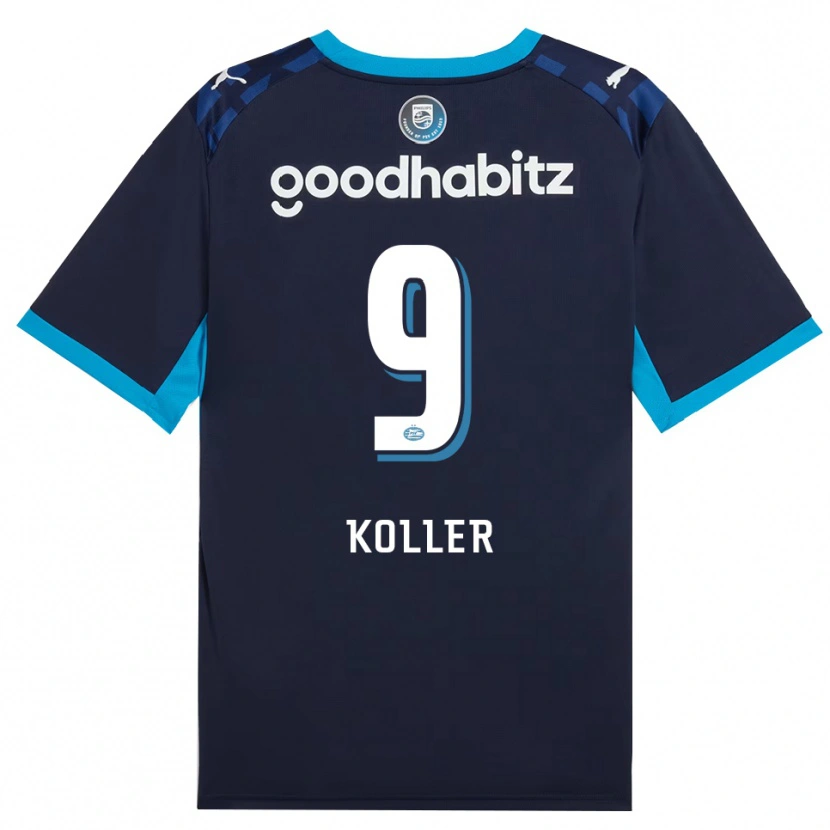 Danxen Kvinnor Jim Koller #9 Kornblå Kungligblå Tredjesatsen Matchtröjor 2026/27 Tröjor T-Tröja