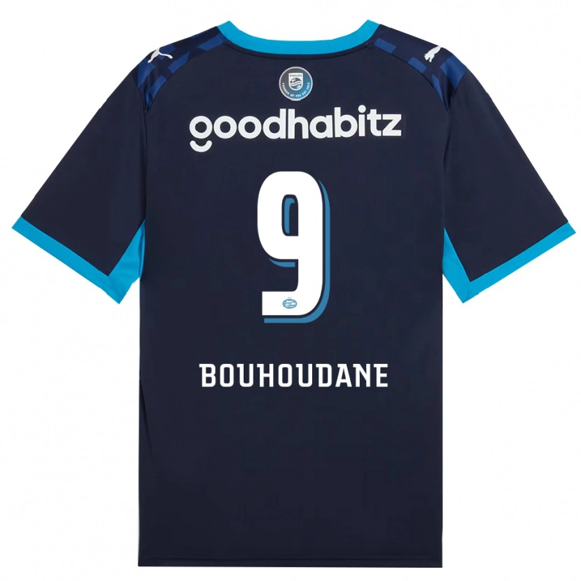 Danxen Kvinnor Sami Bouhoudane #9 Kornblå Kungligblå Tredjesatsen Matchtröjor 2026/27 Tröjor T-Tröja