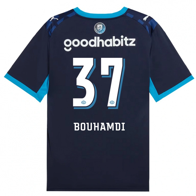 Danxen Kvinnor Amir Bouhamdi #37 Kornblå Kungligblå Tredjesatsen Matchtröjor 2026/27 Tröjor T-Tröja