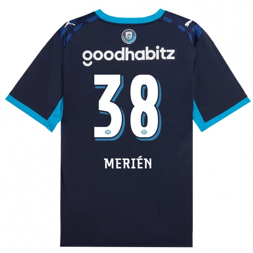 Danxen Kvinnor Fabian Merién #38 Kornblå Kungligblå Tredjesatsen Matchtröjor 2026/27 Tröjor T-Tröja
