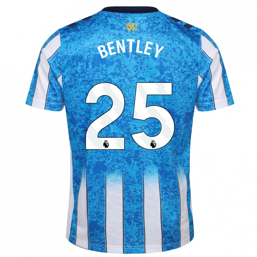 Danxen Kvinnor Daniel Bentley #25 Vit Blå Orange Hemmatröja Matchtröjor 2026/27 Tröjor T-Tröja