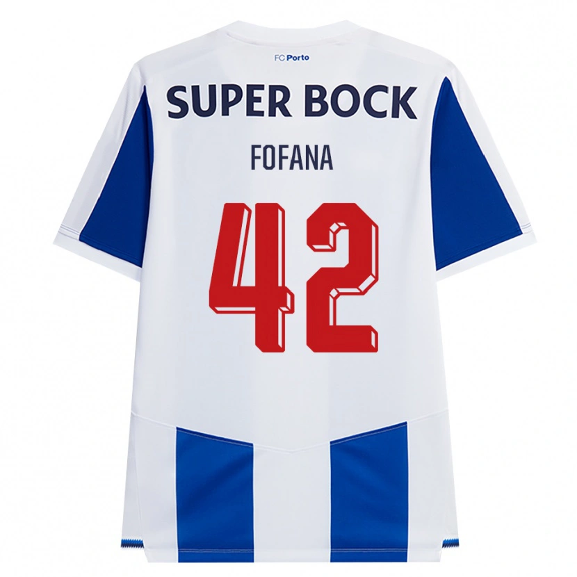 Danxen Kvinnor Seko Fofana #42 Blå Vit Röd Hemmatröja Matchtröjor 2026/27 Tröjor T-Tröja