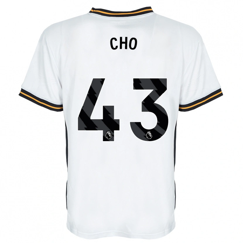 Danxen Kvinnor Mohamed-Ali Cho #43 Vit Orange Svart Bortatröja Matchtröjor 2026/27 Tröjor T-Tröja